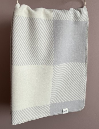 Babypledd Gneis Lysgrå