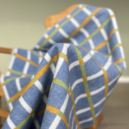 Babypledd Gull Blåoker