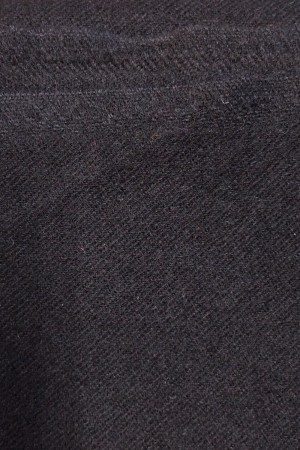 Svart ull lett valket, 130 cm