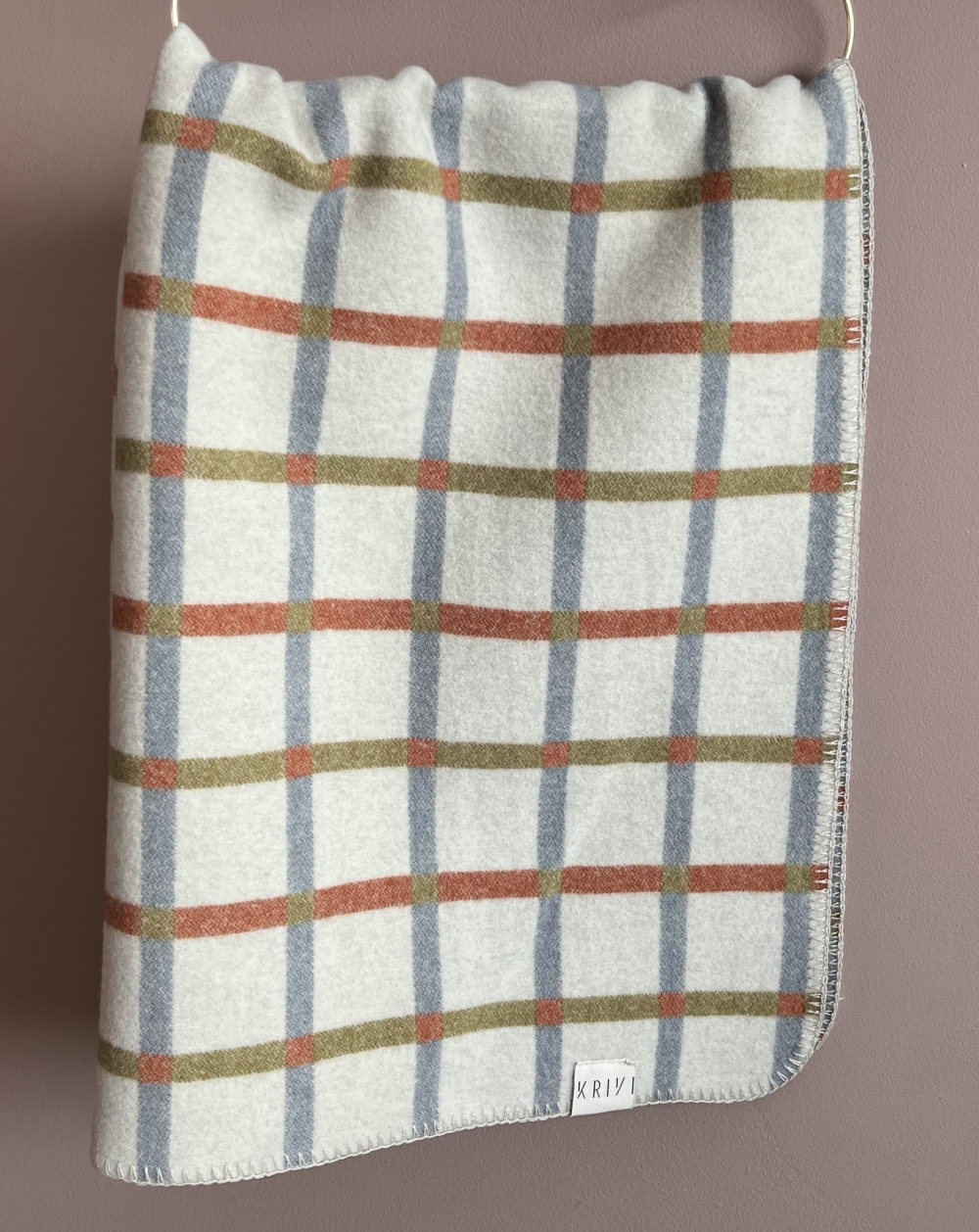 Pledd i 100% ull
70x100 cm