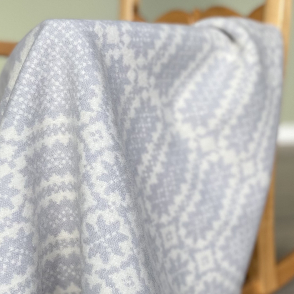 Pledd i 100% ull
70x100 cm