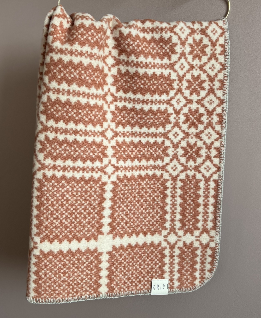 Pledd i 100% ull
100x140 cm